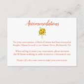 素敵な宿泊施設ひまわりテーマ エンクロージャーカード (正面)