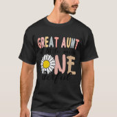素敵な小さな子のお偉いおばさん 1歳の誕生日 Tシャツ (正面)