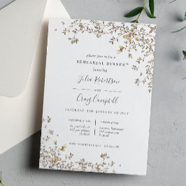 素敵な小さな離れ緑のリハお洒落ーサルディナー 招待状