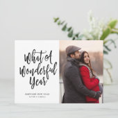 素敵な年の写真新年 シーズンカード (スタンド正面)