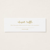 素敵な幽霊ハロウィーンベビーシャワーおむつラッフル (裏面)