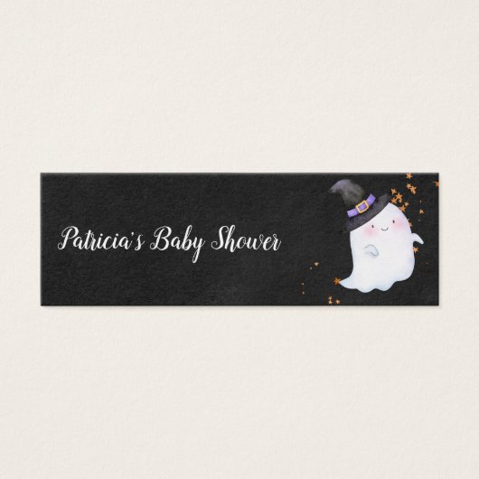 素敵な幽霊ハロウィーンベビーシャワーおむつラッフル (正面)