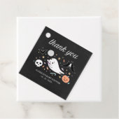 素敵な幽霊ハロウィーン赤ちゃんシャワーありがとう フェイバータグ (インサイチュ)