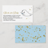 素敵な幽霊ハロウィーン赤ちゃんシャワーベビー本 エンクロージャーカード (正面/裏面)