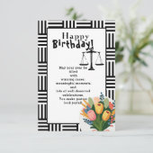 素敵な弁護士の誕生日に カード (スタンド正面)