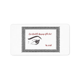 素敵な引用文のEyドクターラベル ラベル