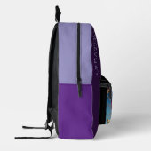 素敵な思い出を作る プリントバックパック (左)