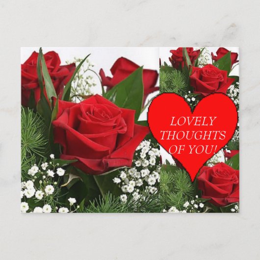 素敵な思い!ポストカード ポストカード (正面)