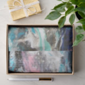 素敵な抽象芸術海の水の塩味のギフトラップ 薄葉紙 (ギフト)