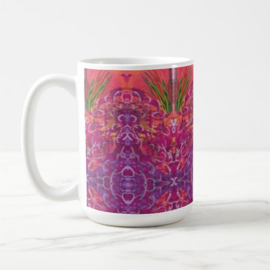 素敵な抽象芸術 コーヒーマグカップ (左)