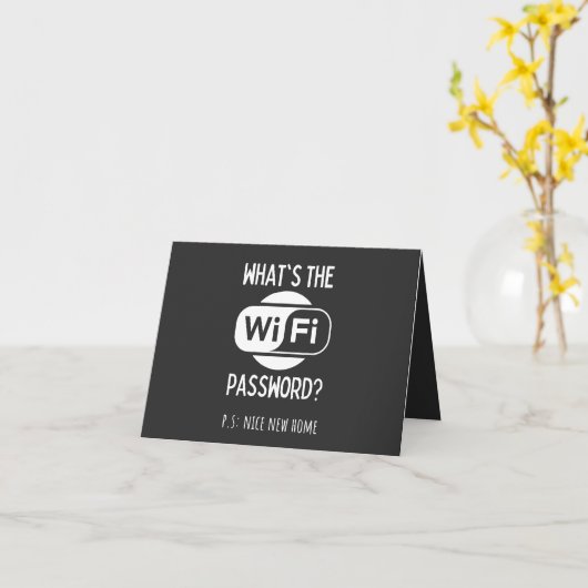 素敵な新居 カード (黄色い花)