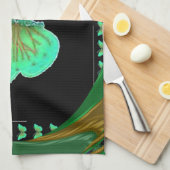 素敵な日とより良い夜の蝶を持っている.png キッチンタオル (四つ折り)