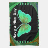 素敵な日とより良い夜の蝶を持っている.png キッチンタオル (縦)