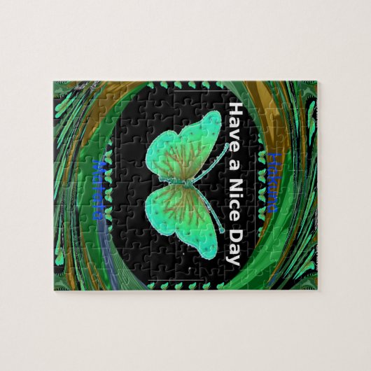 素敵な日とより良い夜の蝶を持っている.png ジグソーパズル (横)