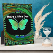 素敵な日とより良い夜の蝶を持っている.png フォトプラーク (側面)