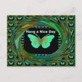 素敵な日とより良い夜の蝶を持っている.png ポストカード (正面)
