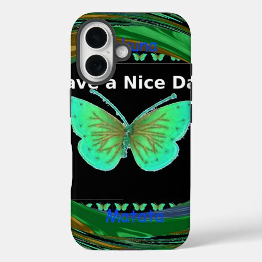 素敵な日とより良い夜の蝶を持っている.png Case-Mate iPhoneケース (裏面)