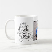 素敵な日の写真カスタムを撮る コーヒーマグカップ (左)