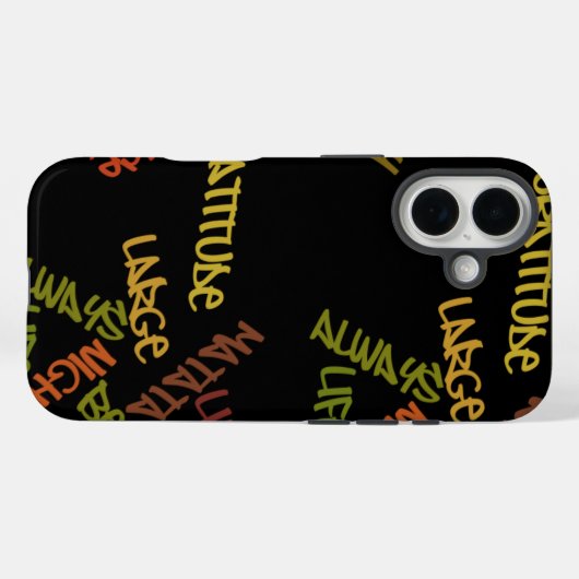 素敵な日より良いナイトライフ大きなギフトポストカード Case-Mate iPhoneケース (裏面 (横))