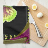 素敵な日を過ごすHakuna Matata文字.png キッチンタオル (四つ折り)