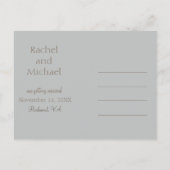 素敵な日付の保存 案内ポストカード (裏面)