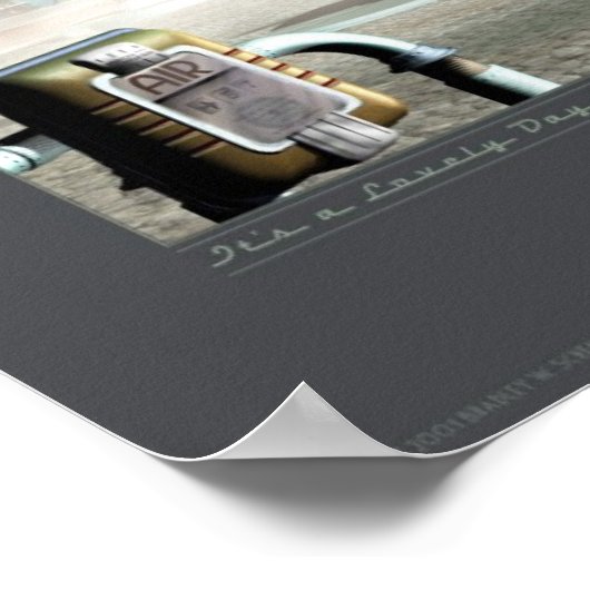 「素敵な明日だ」ポスター(20x16) ポスター (角)