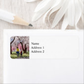 素敵な春の日が散歩 ラベル (インサイチュ)