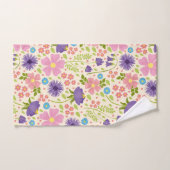 素敵な春の花 バスタオルセット (ハンドタオル)