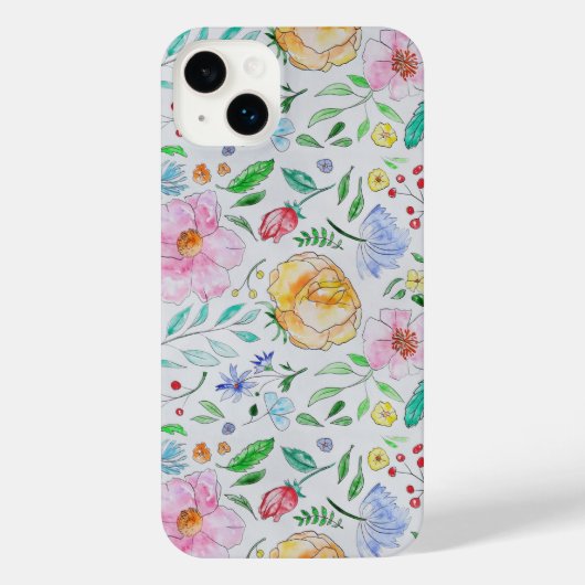 素敵な春の花 iPhoneケース (裏面)