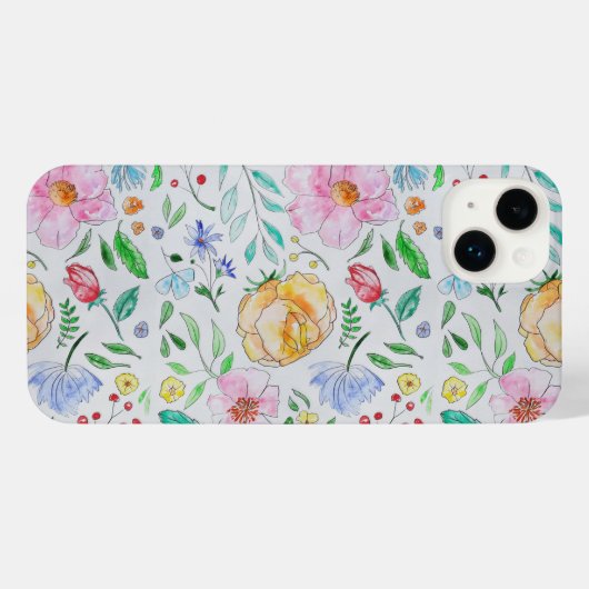 素敵な春の花 iPhoneケース (裏面横)