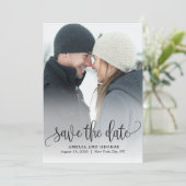 素敵な書道写真がデートカードを救う サンキューカード (スタンド正面)