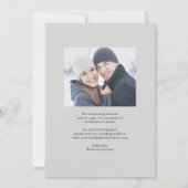 素敵な書道写真がデートカードを救う サンキューカード (裏面)