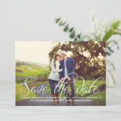 素敵な書道台本の写真の日付を保存 セーブザデート (スタンド正面)