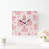 素敵な月時計 スクエア壁時計 (ホーム)