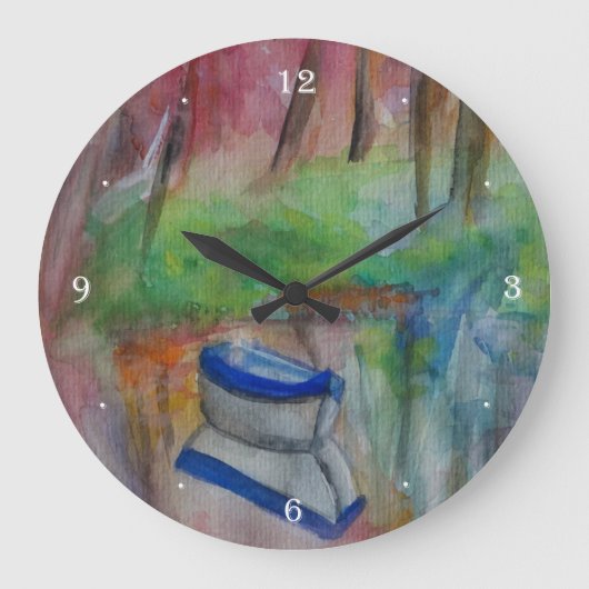 素敵な朝の丸(大)壁時計 ラージ壁時計 (正面)