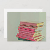 素敵な本好きな人へのプレゼント ポストカード (正面/裏面)