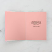 素敵な母の日の美しい母のチューリップをピンクで シーズンカード (内部)