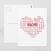 素敵な母親の資質と特徴 ポストカード (正面/裏面)