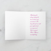 素敵な母親へ カード (内部)