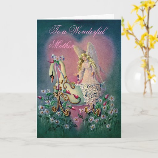 素敵な母親へ カード (黄色い花)