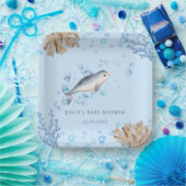 素敵な海男の赤ちゃんナロウハーブベビーシャワー ペーパープレート (パーティー)