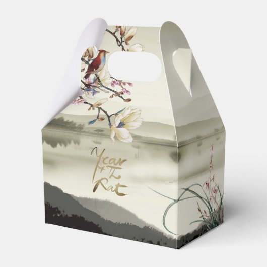 素敵な牧歌的なシーンChines Rat年2020 GFB フェイバーボックス (正面サイド)