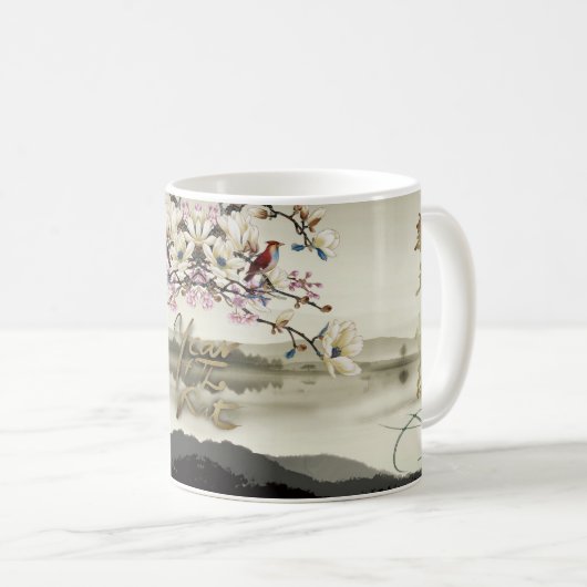 素敵な牧歌的なシーンChines Rat年2020 W Mug コーヒーマグカップ (正面右)