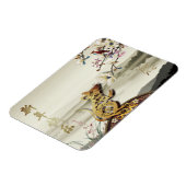 素敵な牧歌的なシーンChines Rat Year 2020 F Magnet マグネット (左側)