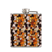 素敵な猫パターン…かわいいドードルアート フラスク (裏面)