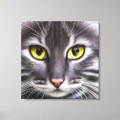 素敵な猫ポートレート キャンバスプリント (正面)