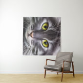 素敵な猫ポートレート タペストリー (インサイチュ(横))