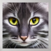 素敵な猫ポートレート ポスター (正面)