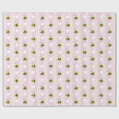 素敵な甘いマンガビーギフトラッピング紙 ラッピングペーパー (フラット)