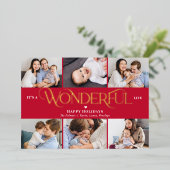 素敵な生活を飾る ホリデーカード クリスマスカード 箔シーズンカード (立ち正面)